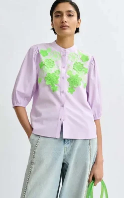 Essentiel Antwerp - Lila Hemd