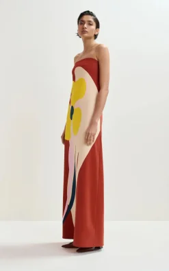 Essentiel Antwerp - Roestbruin Jurk