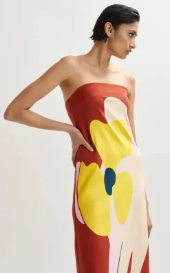 Essentiel Antwerp - Roestbruin Jurk