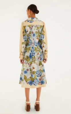 Farm Rio - Beige Jurk