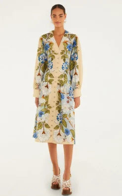 Farm Rio - Beige Jurk