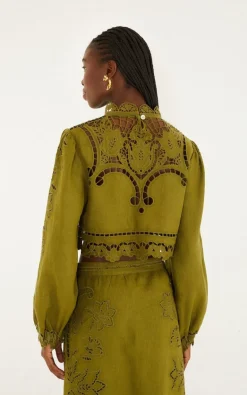 Farm Rio - Groen Blouse