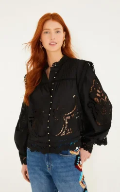 Farm Rio - Zwart Blouse