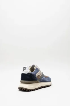 Floris Van Bommel - Blauw Sneaker