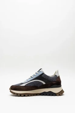 Floris Van Bommel - Blauw Sneaker