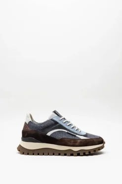 Floris Van Bommel - Blauw Sneaker