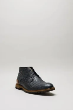 Floris Van Bommel - Blauw Veterschoen hoog