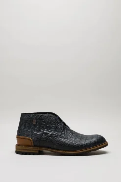 Floris Van Bommel - Blauw Veterschoen hoog