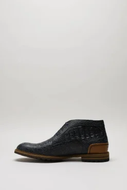 Floris Van Bommel - Blauw Veterschoen hoog