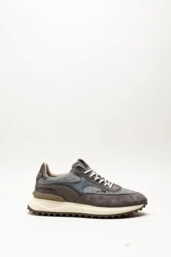 Floris Van Bommel - Donkergrijs Sneaker
