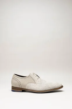 Floris Van Bommel - Lichtbeige Veterschoen