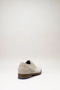 Floris Van Bommel - Lichtbeige Veterschoen