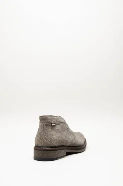 Floris Van Bommel - Taupe Veterschoen hoog