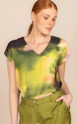 Four Roses - Groen Blouse