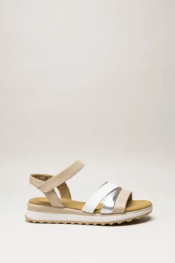 Gabor - Beige Sandaal plat