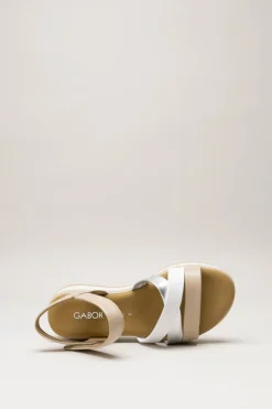 Gabor - Beige Sandaal plat