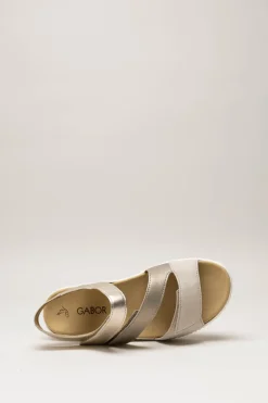 Gabor - Beige Sandaal plat