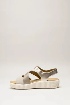Gabor - Beige Sandaal plat
