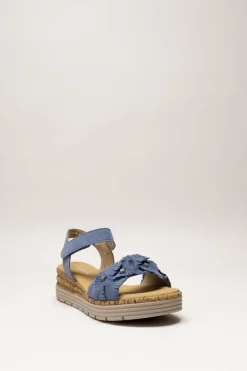 Gabor - Blauw Sandaal sleehak