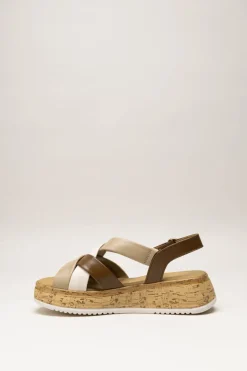 Gabor - Bruin Sandaal plat