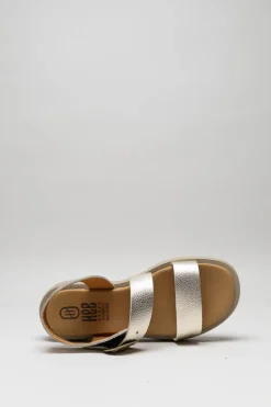Hee - Goud Sandaal plat