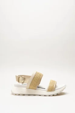 Hispanitas - Beige Sandaal plat