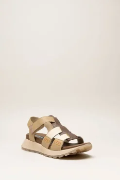 Hispanitas - Bruin Sandaal plat