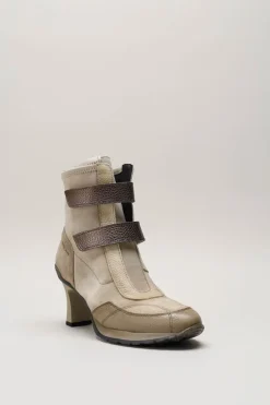 Hispanitas - Taupe Enkellaars hak