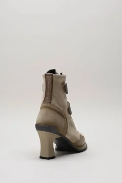 Hispanitas - Taupe Enkellaars hak