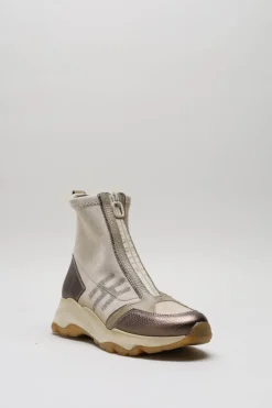 Hispanitas - Taupe Enkellaars plat
