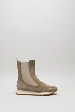 Hispanitas - Taupe Enkellaars plat