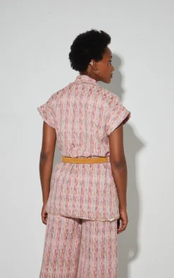 Imprevu - Roze Vest mouwloos