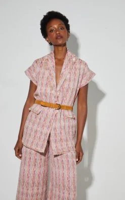 Imprevu - Roze Vest mouwloos