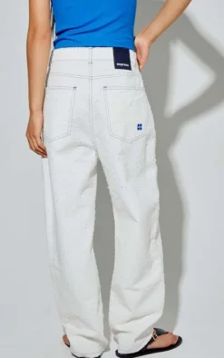 Imprevu - Wit Jeansbroek