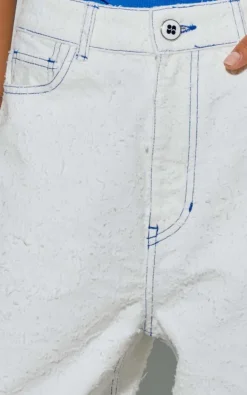 Imprevu - Wit Jeansbroek