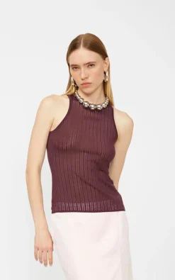 Isabelle Blanche - Bordeaux T-shirt/top