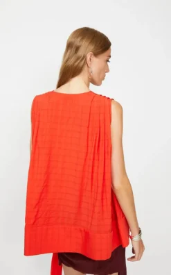 Isabelle Blanche - Oranje Blouse