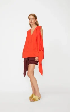 Isabelle Blanche - Oranje Blouse