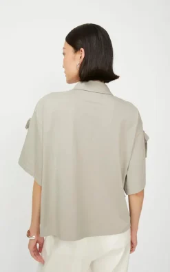 Isabelle Blanche - Taupe Blouse