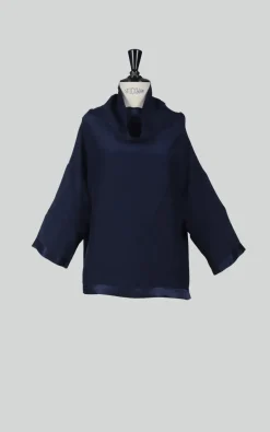 Jean Paul Knott - Donkerblauw Blouse
