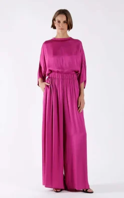Julia June - Fuchsia Blouse