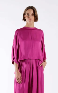 Julia June - Fuchsia Blouse