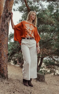 Kate & Jules - Oranje Blouse