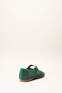 Kurt Geiger Shoes - Groen Ballerina