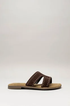Lazamani - Donkerbruin Slipper