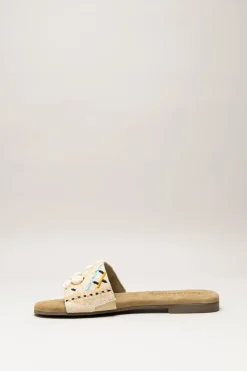 Lazamani - Lichtbeige Slipper