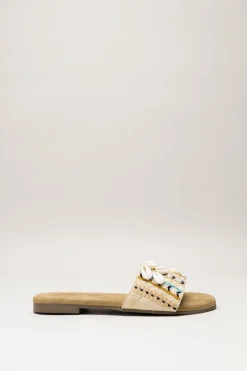 Lazamani - Lichtbeige Slipper
