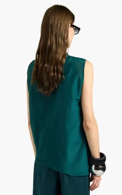 Liviana Conti - Petrol Blouse