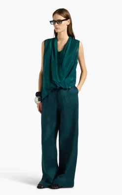 Liviana Conti - Petrol Blouse