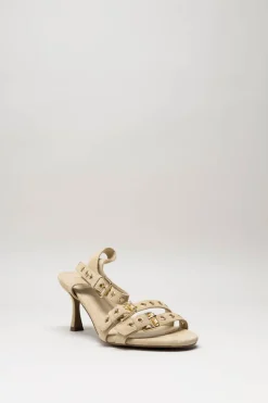 Lodi - Beige Sandaal hak